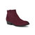 Laquita Cowboy Boot In Leather - Bordeaux