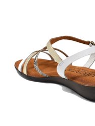 Sigourney Wedge Sandal In Leather