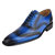 Aaron Leather Oxford Style Dress Shoes - Blue