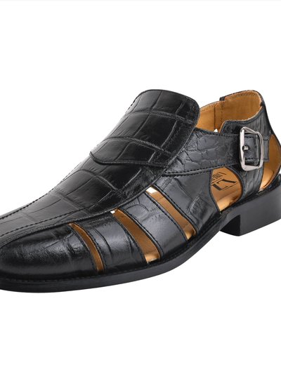 LIBERTYZENO Bidwill Genuine Leather Fisherman Flat Sandals product