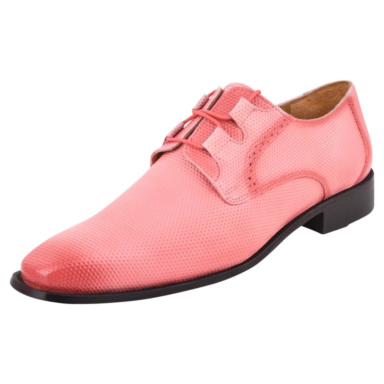 Blacktown Leather Oxford Style Dress Shoes - Pink