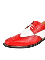 Boyka Leather Red Bottom Oxford Style Dress Shoes