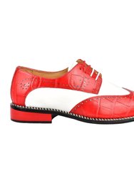 Boyka Leather Red Bottom Oxford Style Dress Shoes