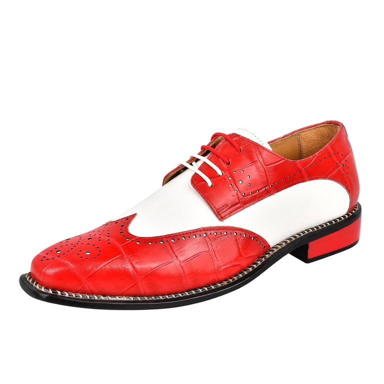 Red bottom oxford on sale shoes