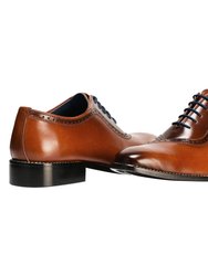 Debonair Genuine Leather Oxford Style Dress Shoes