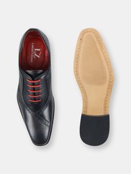 Debonair Genuine Leather Oxford Style Dress Shoes