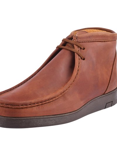 LIBERTYZENO Hamara Joe Rush Leather Desert Chukka Brown Casual Boots product