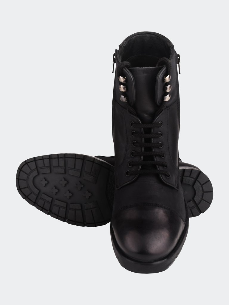 Hopper Men's Leather Ankle Length Boots