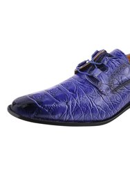 Hornback Genuine Leather Upper With Lining Shoes - Purple