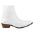 Jazzy Jackman Leather Ankle Length Boots - White