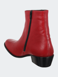 Jazzy Jackman Leather Ankle Length Boots