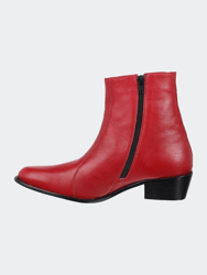 Jazzy Jackman Leather Ankle Length Boots