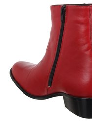 Jazzy Jackman Leather Ankle Length Boots