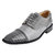Owen Leather Oxford Style Dress Shoes - Grey