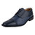 Owen Leather Oxford Style Dress Shoes - Navy