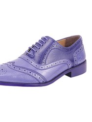 Tremont Man Made Oxford Style Dress Shoes - Purple