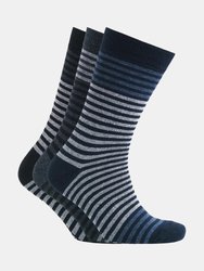 Mens Kirby Socks - Pack Of 7 - Black/Navy Blazer/Charcoal Marl