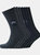 Mens Peveril Socks - Pack Of 7 - Black/Navy Blazer/Charcoal Marl