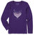 Women's Heart Of Snow Long Sleeve Shirt In Deep Purple - Deep Purple