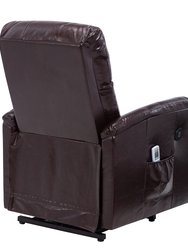 Luxury Leather Air Power Lift And Recline Massage Chair