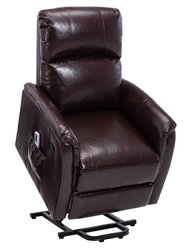 Luxury Leather Air Power Lift And Recline Massage Chair