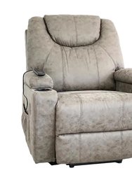 Power Lift Chair With Massage And Heat - Grey