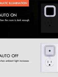 6 Pks LED Sensor Night Light Auto ON/OFF Home Office Kitchen