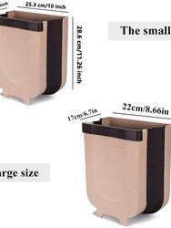 9 Liter Collapsible Foldable Trash Can Bin Storage Home Kitchen Car Bathroom Office