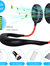 Black Handsfree Portable Neck Fan Usb Charge Color Changing 3 Settings