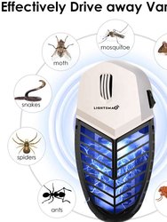 Electric Plug in Mosquito Zapper Killer Ultrasonic Pest Repeller Dual Modes