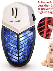 Electric Plug in Mosquito Zapper Killer Ultrasonic Pest Repeller Dual Modes