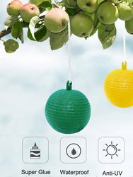 Fly Gnat Flying Pests Trap Glue Ball - 4 Pcs