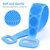 Silicone Shower Back Scrubber Cleaner Washer for Men Women Children Kid - 29.7"/28"