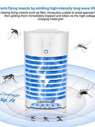 White Indoor Electric Mosquito Plug in Killer Zapper Night Light Auto on/off