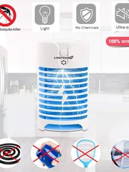 White Indoor Electric Mosquito Plug in Killer Zapper Night Light Auto on/off