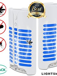 White Indoor Electric Mosquito Plug in Killer Zapper Night Light Auto on/off