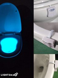 White Motion Activate Sensor Toilet Led Night Light