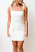 Elisa Dress In White - White