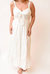 Stasia Dress In White - White