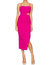 Zeldana Dress In Fuschia - Fuschia