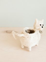 Baby Cat Planter - Handmade Pot