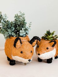 Baby Fox Planter - Handmade Pot