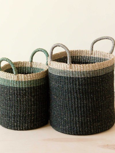 LIKHA Baskets With Handle, Set Of 2 - Floor Baskets product