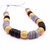 Chunky Wooden Necklace - Grey and Black