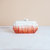 Clutch Purse - Handmade Clutch - White/Orange/Sienna