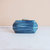 Denim Blue Shibori-Pattern Clutch - Handcrafted Clutches - Denim Blue