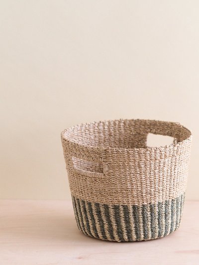 LIKHA Grey + Natural Tapered Basket - Storage Baskets product