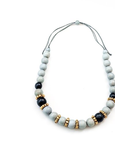 LIKHA Handmade Grey Bead Necklace product