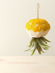 Jellyfish Air Planter - Handmade Planters - Yellow & White