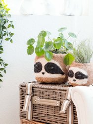 Large three-tone Sloth - Coco Coir Pots (6 inch)